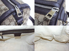 Load image into Gallery viewer, GUCCI グッチ ボストンバッグ ハンドバッグ シェリーライン 247205 GGキャンバス ベージュ ゴールド金具 美品 中古 4b003540