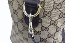 Load image into Gallery viewer, GUCCI グッチ ボストンバッグ ハンドバッグ シェリーライン 247205 GGキャンバス ベージュ ゴールド金具 美品 中古 4b003540