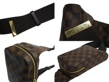 Load image into Gallery viewer, LOUIS VUITTON ルイヴィトン ジェロニモス ウエストバッグ ボディバッグ N51994 ダミエ ブラウン 美品 中古 4b003799