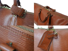 Load image into Gallery viewer, LOUIS VUITTON ルイヴィトン エピ キーポル50 ボストンバッグ ハンドバッグ M42968 エピレザー ブラウン ゴールド金具 美品 中古 4b003897