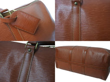 Load image into Gallery viewer, LOUIS VUITTON ルイヴィトン エピ キーポル50 ボストンバッグ ハンドバッグ M42968 エピレザー ブラウン ゴールド金具 美品 中古 4b003897