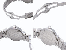 Load image into Gallery viewer, 極美品 世界500本限定 LOUIS VUITTON ルイヴィトン 村上隆 腕時計 タンブールラブ Q12130 レザー ステンレススチール シルバー マルチカラー 中古 4b003936