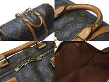 Load image into Gallery viewer, LOUIS VUITTON ルイ ヴィトン ボストンバッグ M41416 キーポルバンドリエール50 ブラウン モノグラムキャンバス 50 美品 中古 4b004222