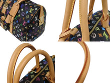 Load image into Gallery viewer, 新品同様 LOUIS VUITTON ルイヴィトン キーポル 45 ボストンバッグ M92640 モノグラム マルチカラー ブラック 村上隆 中古 4b004292