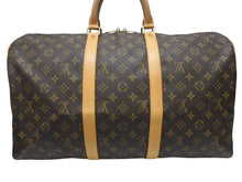 Load image into Gallery viewer, 新品同様 LOUIS VUITTON ルイヴィトン モノグラム キーポルバンドリエール50 ブラウン M41416 ボストンバッグ 中古 4b004665