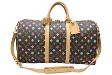 Load image into Gallery viewer, 未使用 LOUIS VUITTON ルイヴィトン キーポル バンドリエール50 モノグラム クラギーチョコレート タイラーザクリエイター 中古 4b004731