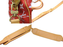 Load image into Gallery viewer, 新品同様 LOUIS VUITTON ルイヴィトン スピーディ P9 バンドリエール40 M24420 2WAY ボストンバッグ レッド ゴールド金具 中古 4b004964