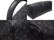 Load image into Gallery viewer, 新品同様 LOUIS VUITTON ルイヴィトン キーポル バンドリエール55 ボストンバッグ M40605 イニシャル入り モノグラム エクリプス 中古 4b004998