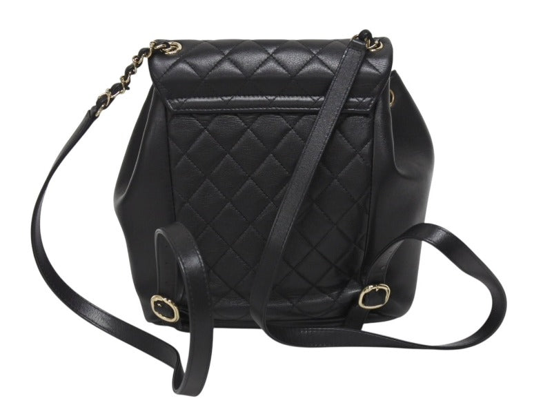 CHANEL キルティング ブラックリュック 中古 CHANEL キルティング ブラックリュック 中古 - メルカリ