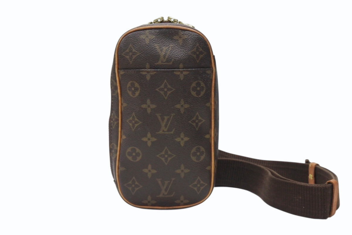 Louis Vuitton ガンジュ モノグラム ボディバッグ 廃盤品 美品 LOUIS VUITTON ルイヴィトン モノグラム ポシェット ガンジュ