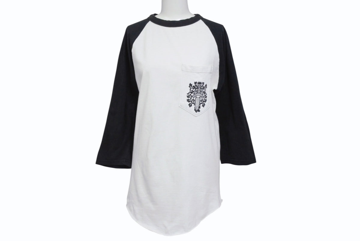 クロムハーツラグランシャツ CHROME HEARTS クロムハーツ ラグラン ホースシュープリント 七
