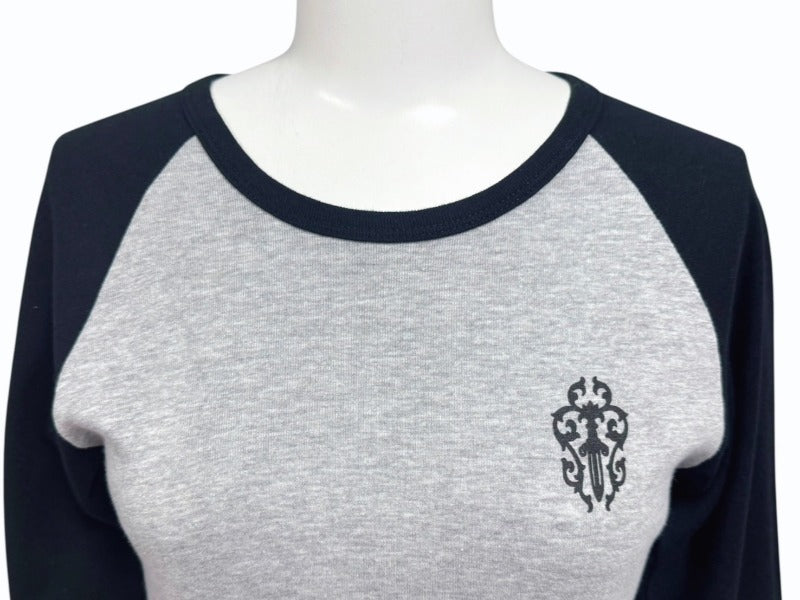 クロムハーツラグランシャツ CHROME HEARTS クロムハーツ（原本無） Neck Logo Horseshoe