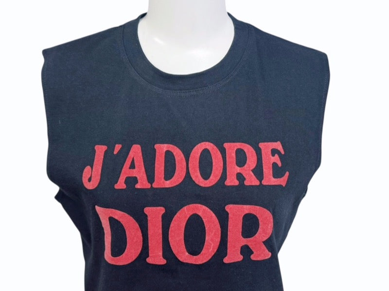 2002 ガリアーノ期◎クリスチャンディオール　タンクトップ　J'ADORE 2002 ガリアーノ期◎クリスチャンディオールタンクトップJ'ADORE