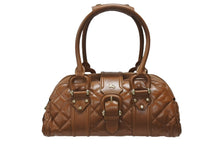 Load image into Gallery viewer, 極美品 BURBERRY バーバリー Bowling ボーリング ボストンバッグ FF12501 WS12501 ブラウン ゴールド金具 中古 4b005854