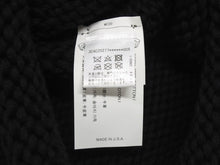Load image into Gallery viewer, 新品同様 CHROME HEARTS クロムハーツ クロスパッチ ニットキャップ ビーニー カシミヤ レザー シルバー925 ブラック ONE SIZE 中古 4b006574