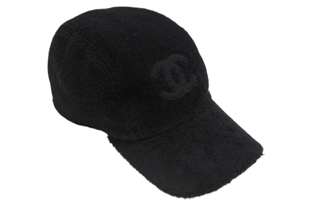 CHANEL シャネル パイル キャップ ハット 帽子 サイズM ココ