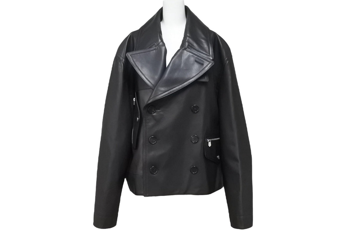 エルメスコート HERMES - 新品同様 HERMES エルメス 新型 2024年 レザーコート