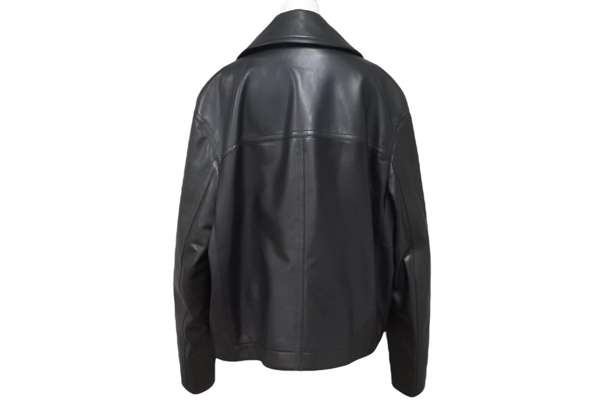 HERMES ブラウン ジャケット HERMES エルメス RENNE REINDEERSKIN RENO JACKET レインディア