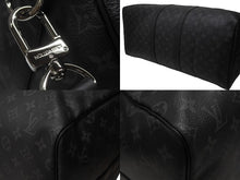 Load image into Gallery viewer, 新品同様 LOUIS VUITTON ルイヴィトン キーポル バンドリエール55 ボストンバッグ M40605 モノグラムエクリプス 中古 4b006849