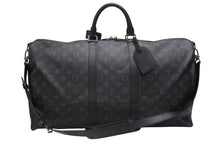 Load image into Gallery viewer, 新品同様 LOUIS VUITTON ルイヴィトン キーポル バンドリエール55 ボストンバッグ M40605 モノグラムエクリプス 中古 4b006849