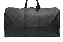Load image into Gallery viewer, 新品同様 LOUIS VUITTON ルイヴィトン キーポル バンドリエール55 ボストンバッグ M40605 モノグラムエクリプス 中古 4b006849