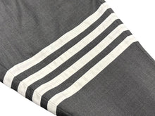 画像をギャラリービューアに読み込む, THOM BROWNE トムブラウン ストライプ スラックス MTT012A-00626035 イージーウェスト グレー サイズ4 美品 中古 4b006907