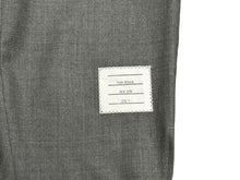 画像をギャラリービューアに読み込む, THOM BROWNE トムブラウン ストライプ スラックス MTT012A-00626035 イージーウェスト グレー サイズ4 美品 中古 4b006907