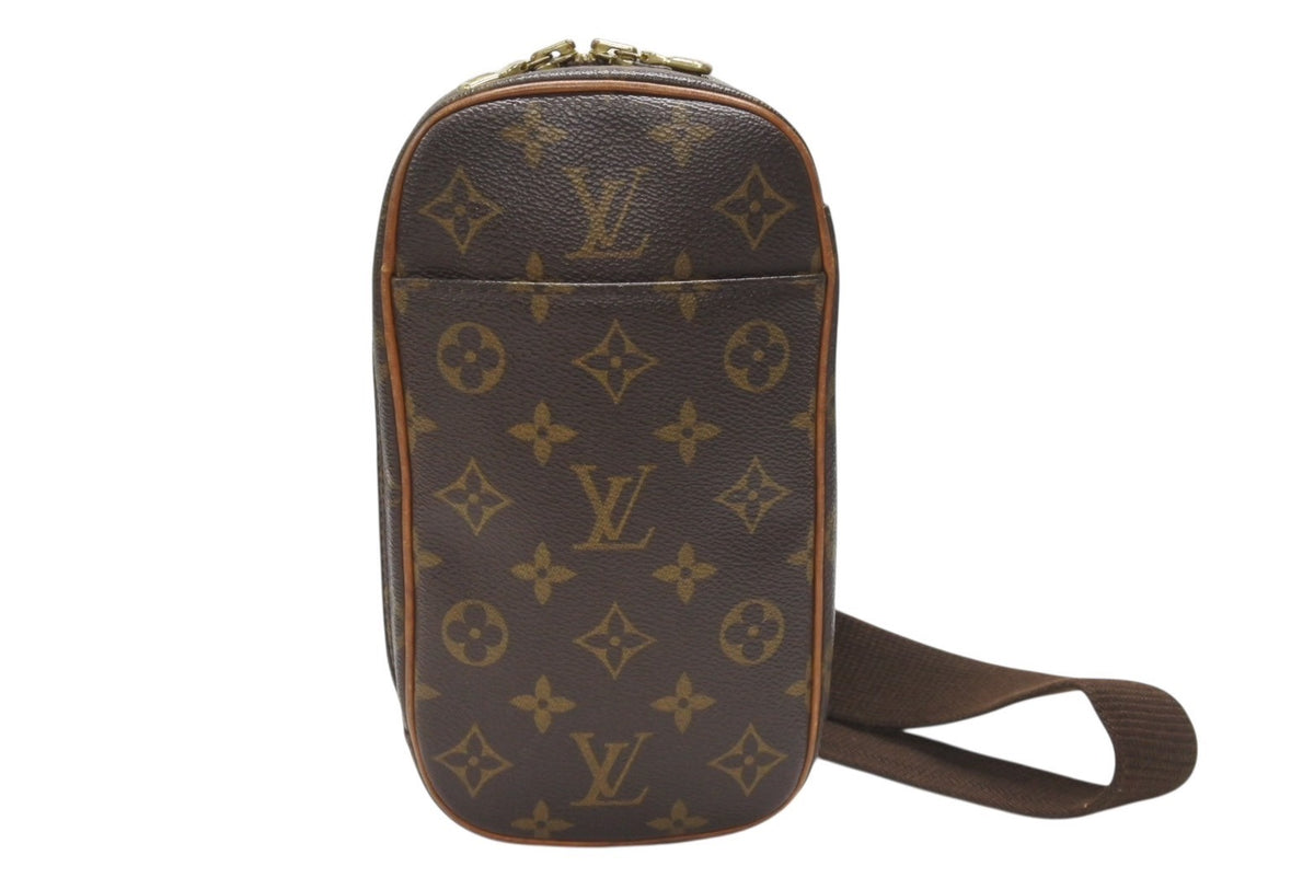 Louis Vuitton ガンジュ モノグラム ボディバッグ 廃盤品 美品 Louis Vuitton ガンジュ モノグラム ボディバッグ 廃盤品 美品