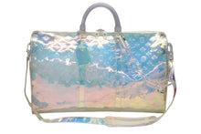 Load image into Gallery viewer, 新品同様 LOUIS VUITTON ルイヴィトン キーポル バンドリエール50 ボストンバッグ M53271 PVC プリズム ビニール マルチカラー 中古 4b007018