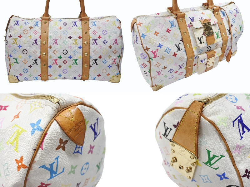 Louis Vuitton マルチカラー M92641 キーポール45 美品 LOUIS VUITTON ルイヴィトン キーポル45 ボストンバッグ M92641