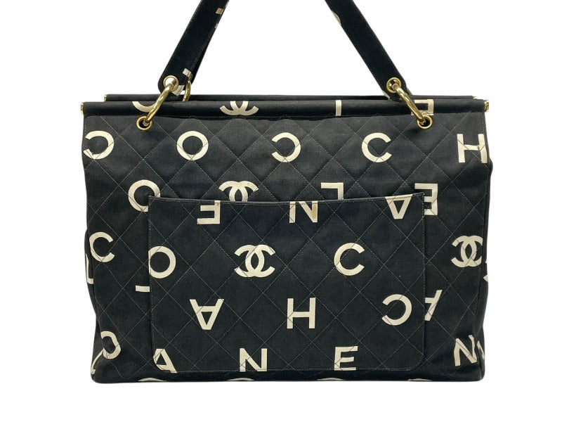 シャネル グリッター キャンバス ココマーク バッグ CHANEL シャネル バイシーライン トートバッグ ココマーク