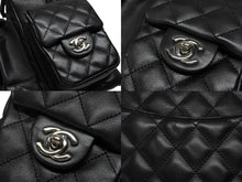 Load image into Gallery viewer, 極美品 CHANEL シャネル カンボンライン マルチポケット カンボンライン ボストンバッグ 9番台 カーフレザー ブラック ピンク 中古 4b008119
