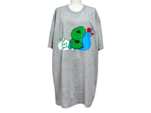 画像をギャラリービューアに読み込む, SlowBucksTv スロウバックスティービー Tシャツ 半袖 グレー グリーン コットン サイズXL 美品 中古 4b008143