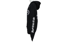 Load image into Gallery viewer, CHROME HEARTS クロムハーツ BELLA HD PLVR ベラハディッド イニシャル刺繍 ロゴプリント プルオーバーパーカーサイズM ブラック 美品 中古 4b008151
