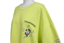 Load image into Gallery viewer, 新品未使用 CHROME HEARTS クロムハーツ × MATTY BOY マッティボーイ スウェットシャツ トレーナー サイズXL ライムグリーン 中古 4b008164