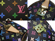 Load image into Gallery viewer, 新品同様 LOUIS VUITTON ルイヴィトン キーポル 45 ボストンバッグ M92640 モノグラム マルチカラー ブラック 村上隆 中古 4b008184