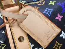 Load image into Gallery viewer, 新品同様 LOUIS VUITTON ルイヴィトン キーポル 45 ボストンバッグ M92640 モノグラム マルチカラー ブラック 村上隆 中古 4b008184