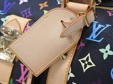 Load image into Gallery viewer, 新品同様 LOUIS VUITTON ルイヴィトン キーポル 45 ボストンバッグ M92640 モノグラム マルチカラー ブラック 村上隆 中古 4b008184