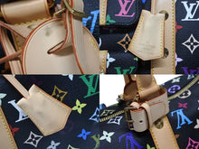 Load image into Gallery viewer, 新品同様 LOUIS VUITTON ルイヴィトン キーポル 45 ボストンバッグ M92640 モノグラム マルチカラー ブラック 村上隆 中古 4b008184