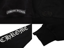 Load image into Gallery viewer, CHROME HEARTS クロムハーツ 袖プリント プルオーバーパーカー フーディ サイズXL ブラック 美品 中古 4b008187
