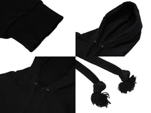 Load image into Gallery viewer, CHROME HEARTS クロムハーツ 袖プリント プルオーバーパーカー フーディ サイズXL ブラック 美品 中古 4b008187