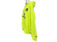 画像をギャラリービューアに読み込む, 極美品 BALENCIAGA バレンシアガ Soccer Paris Zip-Hoodie ジップアップフーディー パーカー 744457 サイズXXL グリーン 中古 4b008199