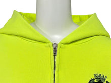 画像をギャラリービューアに読み込む, 極美品 BALENCIAGA バレンシアガ Soccer Paris Zip-Hoodie ジップアップフーディー パーカー 744457 サイズXXL グリーン 中古 4b008199