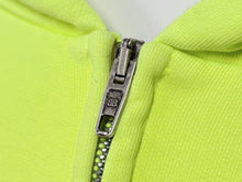 画像をギャラリービューアに読み込む, 極美品 BALENCIAGA バレンシアガ Soccer Paris Zip-Hoodie ジップアップフーディー パーカー 744457 サイズXXL グリーン 中古 4b008199