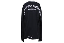 Load image into Gallery viewer, 極美品 CHROME HEARTS クロムハーツ アーチロゴ 長袖Tシャツ サイズXL FUCK YOU CHプラス ブラック ホワイト 中古 4b008214