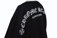Load image into Gallery viewer, 極美品 CHROME HEARTS クロムハーツ アーチロゴ 長袖Tシャツ サイズXL FUCK YOU CHプラス ブラック ホワイト 中古 4b008214