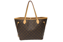 画像をギャラリービューアに読み込む, 極美品 LOUIS VUITTON ルイヴィトン トートバッグ モノグラム M40156 ネヴァーフルMM ブラウン PVCコーティングキャンバス 中古 4b008228