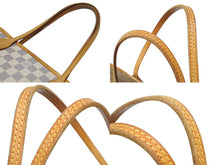画像をギャラリービューアに読み込む, LOUIS VUITTON ルイ ヴィトン トートバッグ ネヴァーフルPM N51110 ダミエ アズール キャンバス ホワイト 美品 中古 4b008383