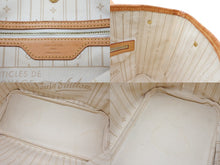 画像をギャラリービューアに読み込む, LOUIS VUITTON ルイ ヴィトン トートバッグ ネヴァーフルPM N51110 ダミエ アズール キャンバス ホワイト 美品 中古 4b008383