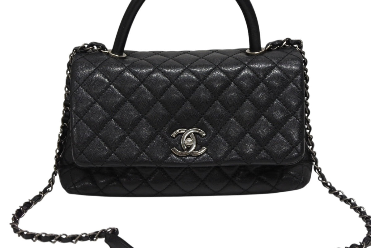 CHANEL パールココハンドル チェーン ショルダーバッグ CHANEL シャネル トップハンドルバッグ ココハンドル チェーン